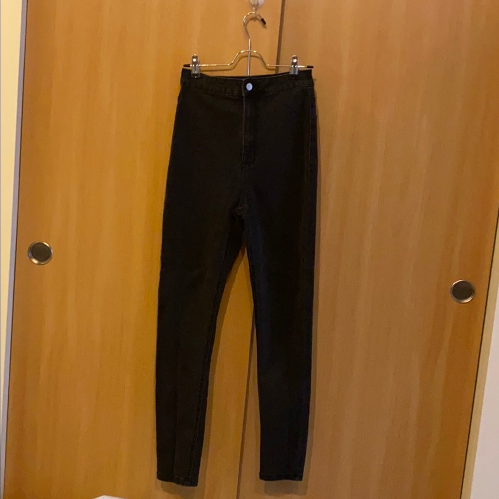 Black high waisted jeggings